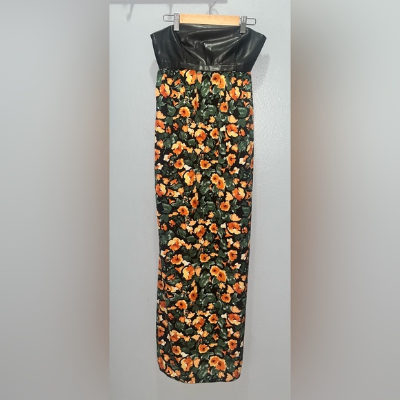 NWT Mare Mare Faux Leather Maxi Dress - Picture 4 of 5